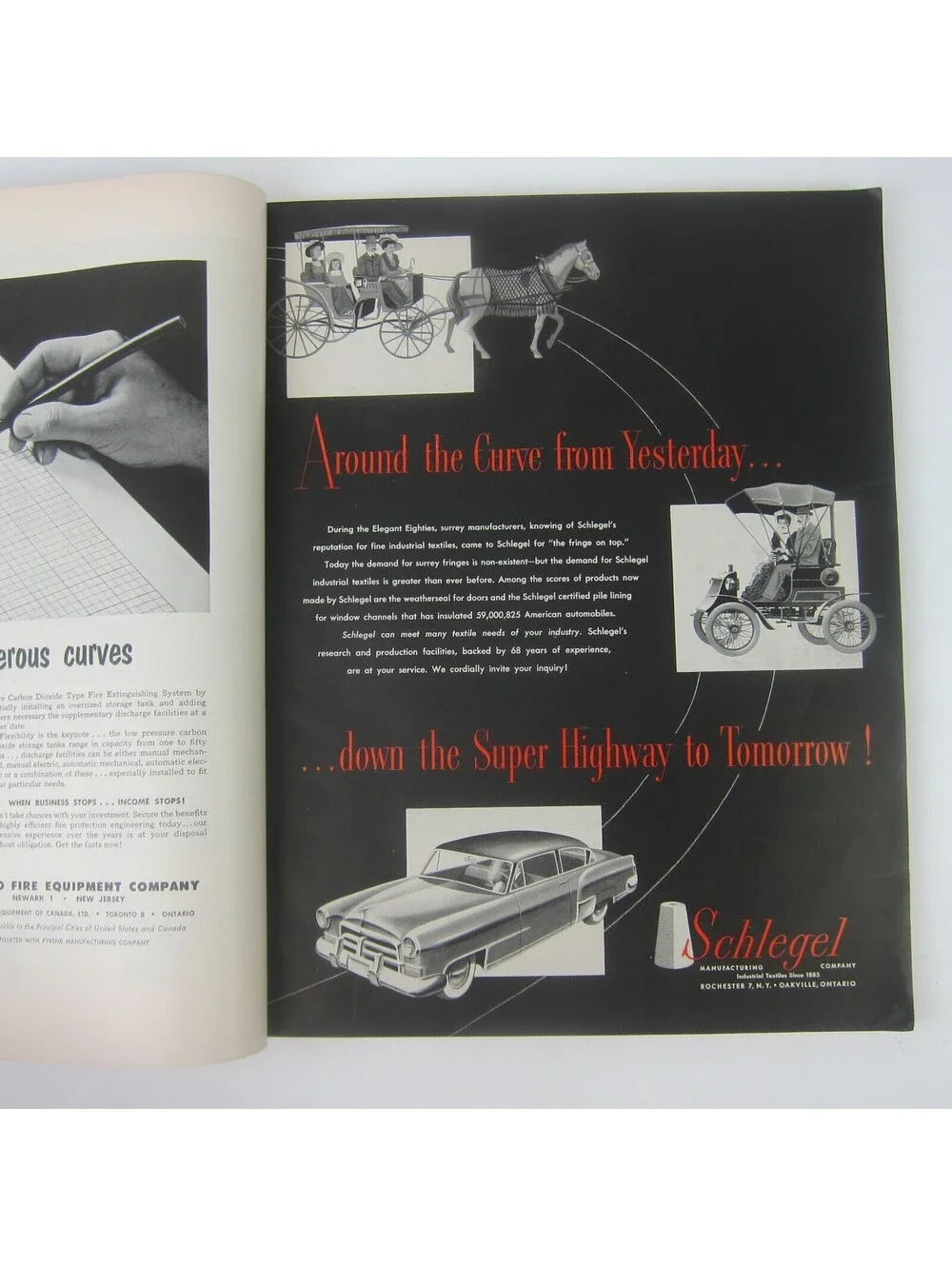 Vintage FORTUNE Magazine October 1953 Cadillac Chevrolet General Motors Seagrams